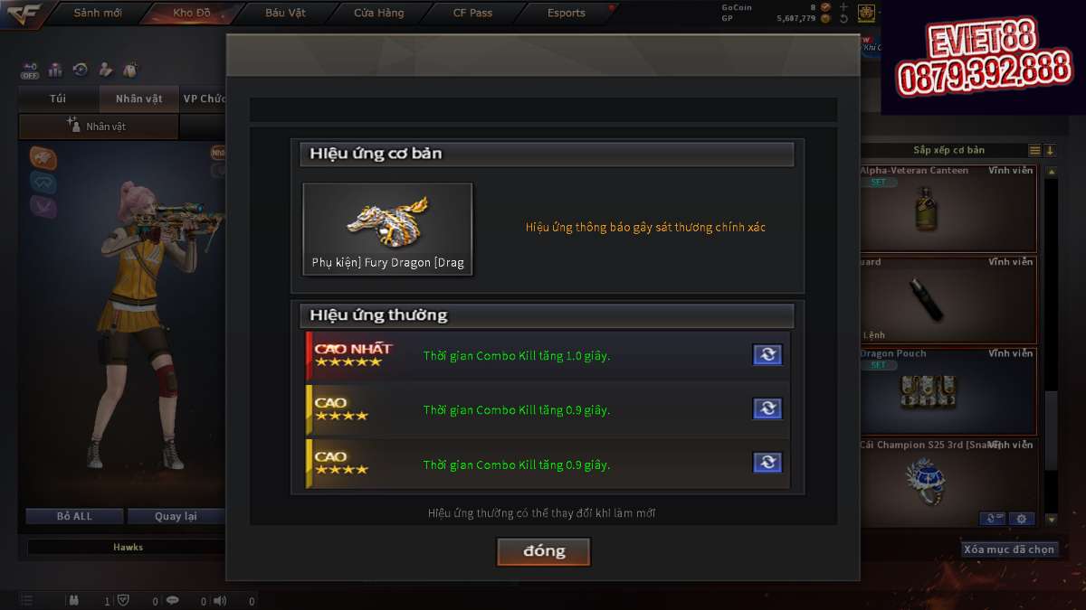shop acc cf uy tin gia re